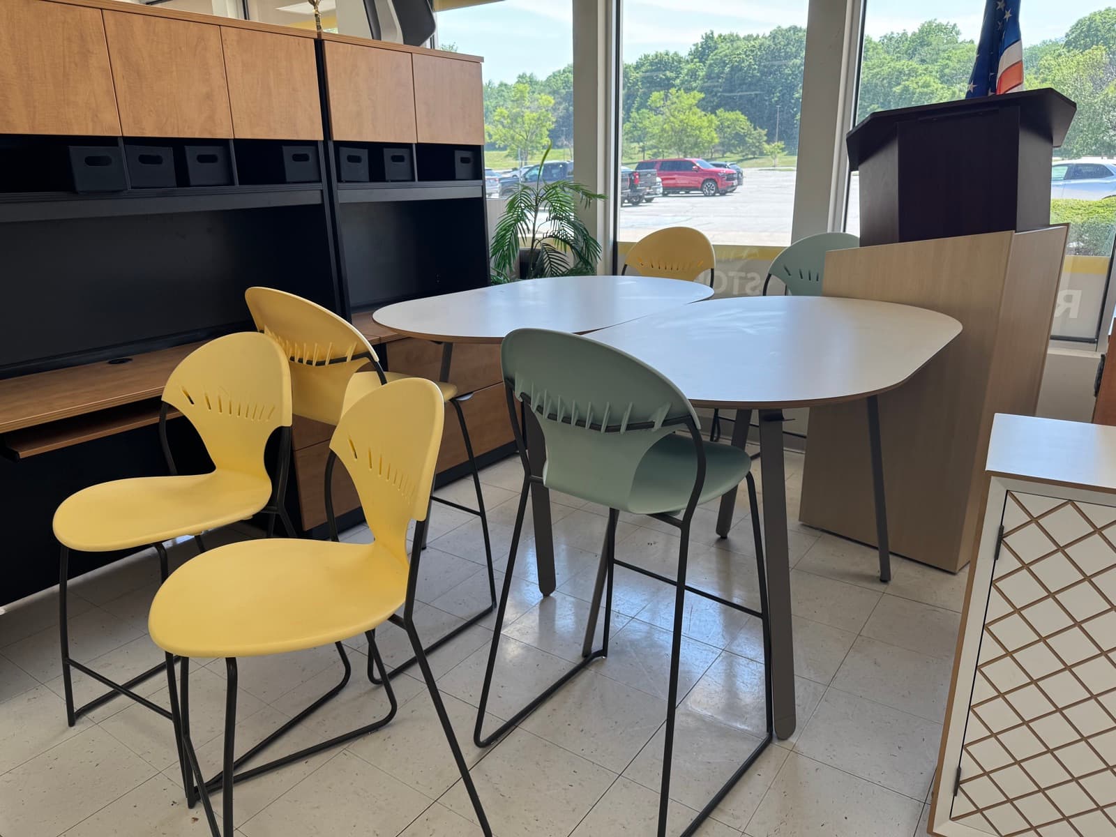 Poly Cafe Stools & Tables