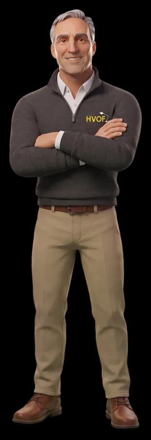 Steve standing with his arms crossed, smiling