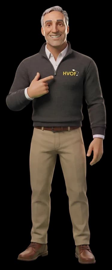 Steve pointing at himself, as if to say ask me